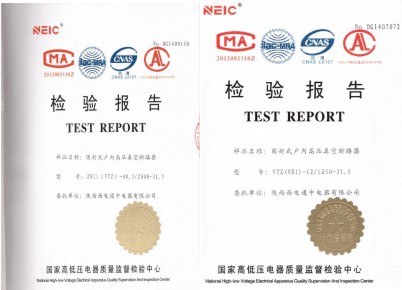 Type test report